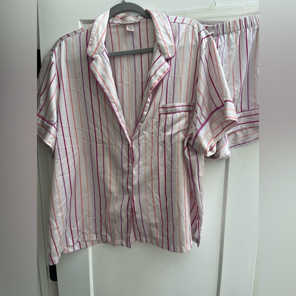 Victoria's Secret Pink and Purple Pajama Set